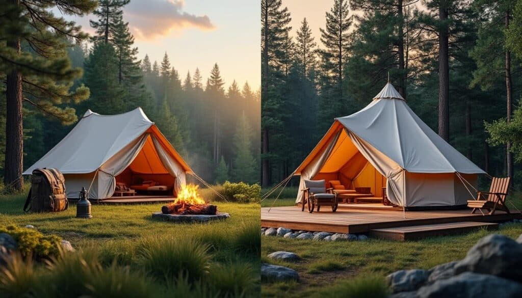 découvrez les différences entre le glamping et le camping traditionnel pour choisir l'expérience qui correspond le mieux à vos envies d'aventure et de confort en plein air.