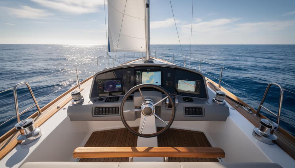 découvrez notre pilote automatique pour voilier, l'équipier indispensable pour naviguer en toute sécurité et profiter pleinement de votre aventure en solitaire.