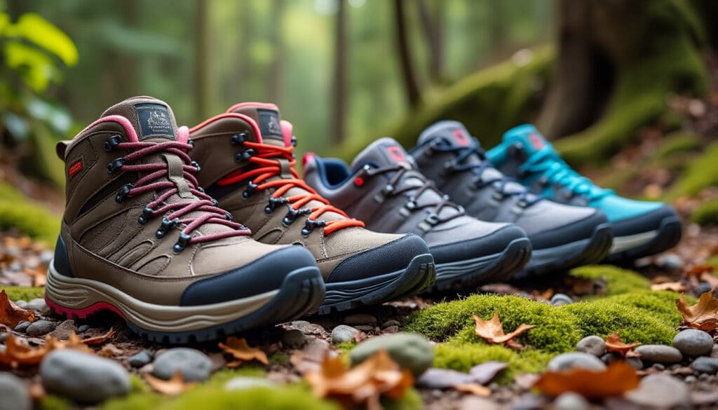 découvrez notre sélection de chaussures de randonnée pour femme alliant confort, durabilité et style pour toutes vos aventures en plein air.