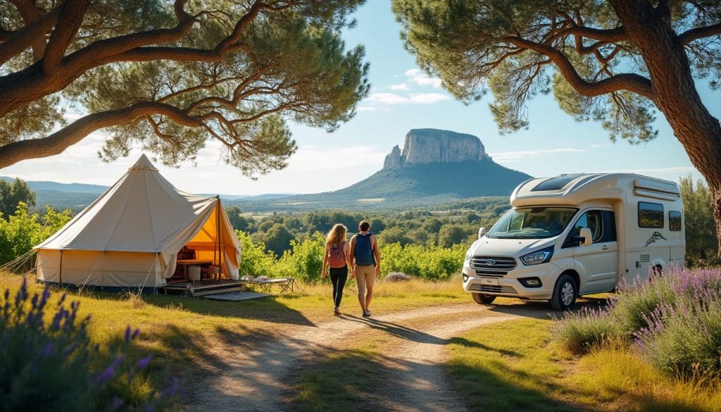 depuis votre camping à aix-en-provence, explorez les villages provençaux, les paysages de la montagne sainte-victoire et les sites incontournables des environs.